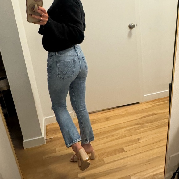 Hudson Jeans Holly High-rise Cropped Bootcut Jeans In Planetoid - Picture 5 of 9